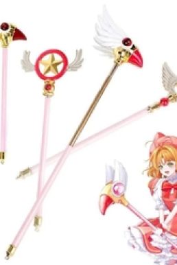 Gậy Mỏ Chim Thân Hồng Sakura - Cosplay Sakura Siêu Xịn Xò