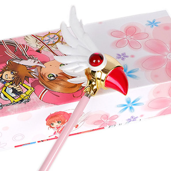 Gậy Mỏ Chim Thân Hồng Sakura - Cosplay Sakura Siêu Xịn Xò