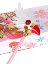Gậy Mỏ Chim Thân Hồng Sakura - Cosplay Sakura Siêu Xịn Xò
