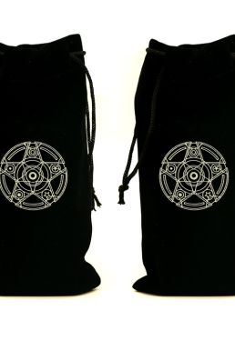 Túi Đựng Bài Tarot Đen Nhung Mịn Màng