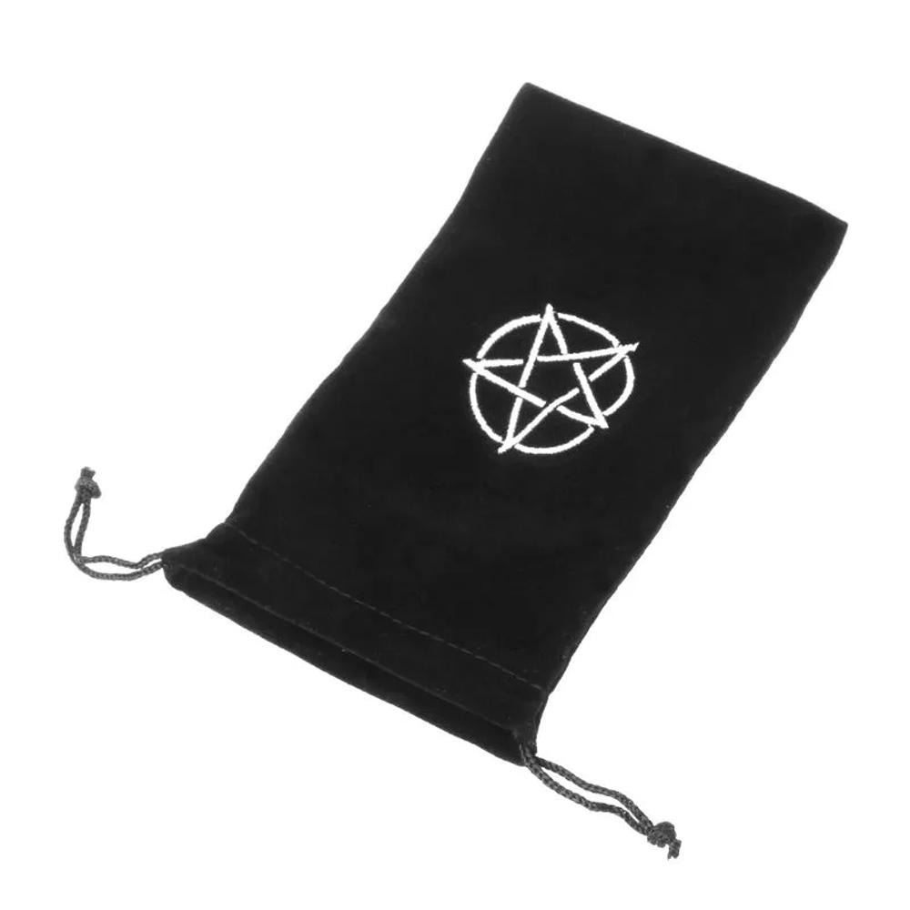 Túi Đựng Bài Tarot Đen Nhung Mịn Màng