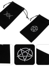Túi Đựng Bài Tarot Đen Nhung Mịn Màng - Ngôi Sao Năm Cánh