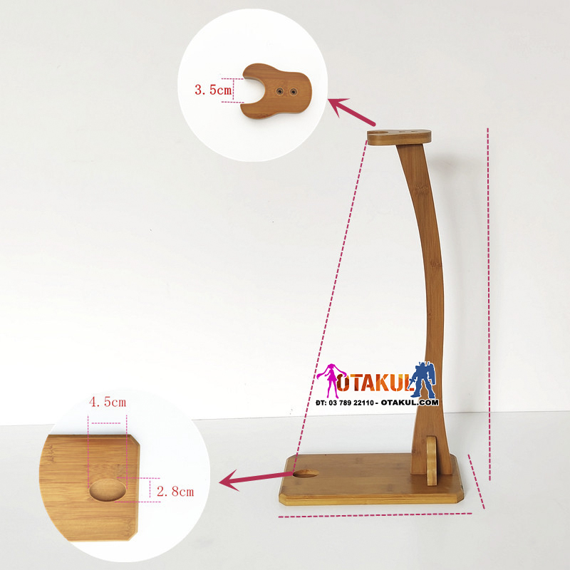 Giá Để Kiếm Đứng Bằng Gỗ Tre Để Được 1 Kiếm