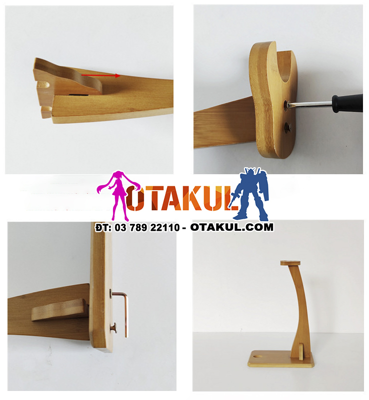 Giá Để Kiếm Đứng Bằng Gỗ Tre Để Được 1 Kiếm