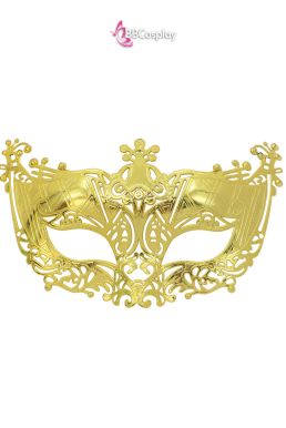Mặt Nạ Nửa Mặt Hoa- Màu Vàng Gold