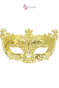 Mặt Nạ Nửa Mặt Hoa- Màu Vàng Gold