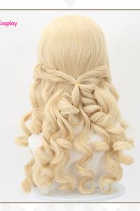 Tóc Giả Nữ Quý Tộc - Tóc Xoăn Vàng