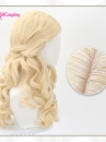 Tóc Giả Nữ Quý Tộc - Tóc Xoăn Vàng