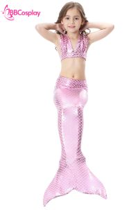 Trang Phục Tiên Cá Trẻ Em - Màu Hồng Nhạt