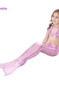 Trang Phục Tiên Cá Trẻ Em - Màu Hồng Nhạt