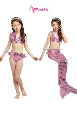Đồ Tiên Cá Trẻ Em - Màu Hồng Nhạt