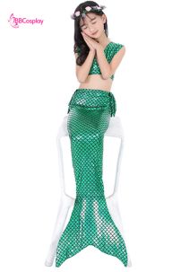 Trang Phục Tiên Cá Trẻ Em - Màu Xanh Lá