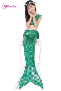 Trang Phục Tiên Cá Trẻ Em - Màu Xanh Lá