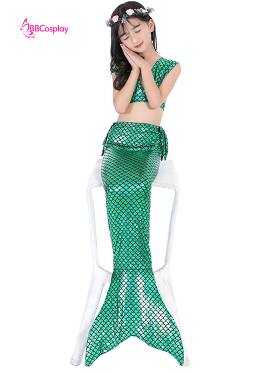 Đồ Tiên Cá Trẻ Em - Màu Xanh Lá