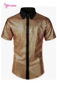 Đồ Disco - Áo Vàng Quần Đen Ống Loe