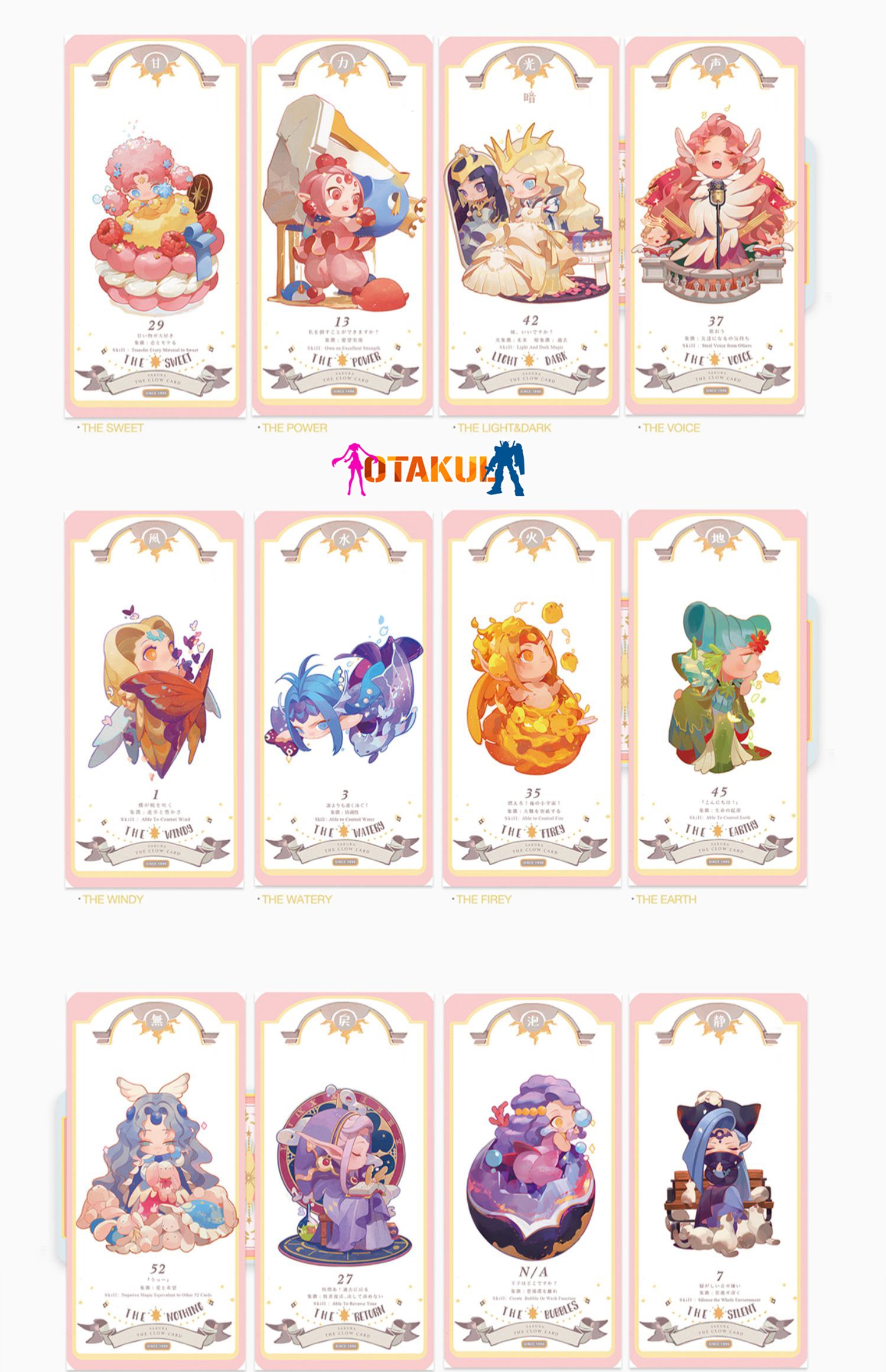 Bộ Bài Clow Chibi Do Penta Studio - Clow Penta Studio