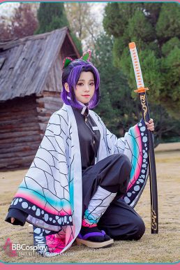 Áo Khoác Trùng Trụ Kochou Shinobu - Kimetsu No Yaiba