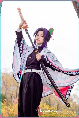 Áo Khoác Trùng Trụ Kochou Shinobu - Kimetsu No Yaiba