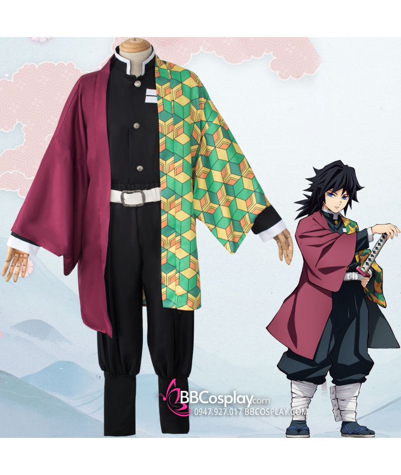 Áo Khoác Thuỷ Trụ Tomioka Giyuu - Kimetsu No Yaiba