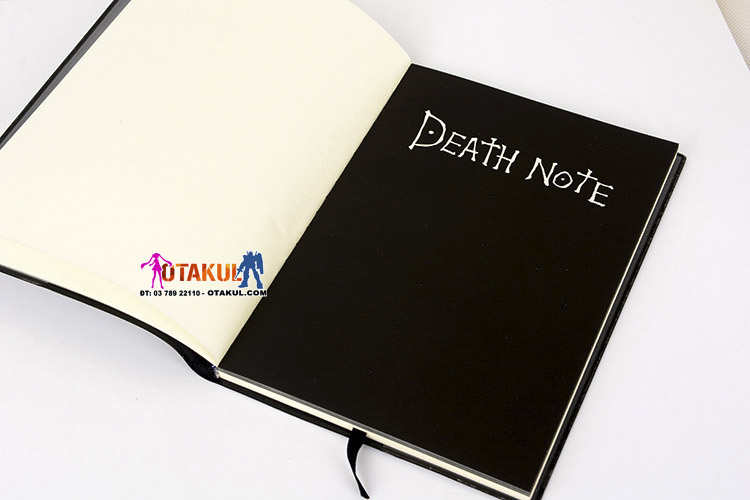 Sổ Tay Death Note Lớn - Cuốn Sổ Tử Thần Lớn Có Hộp Tặng Kèm Bút Lông Và Bookmark