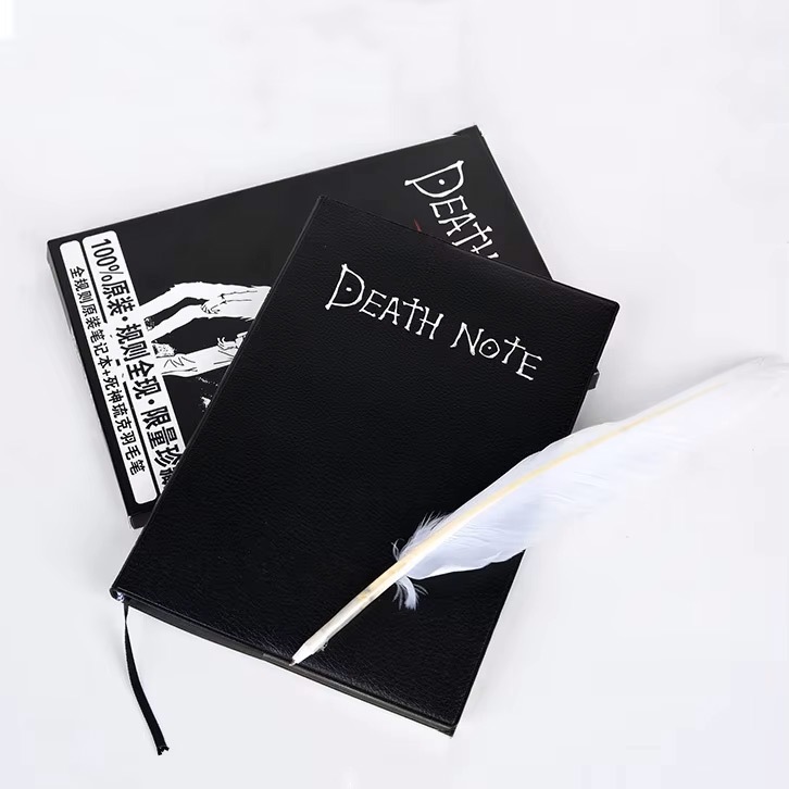 Sổ Tay Death Note Lớn - Cuốn Sổ Tử Thần Lớn Có Hộp Tặng Kèm Bút Lông Và Bookmark