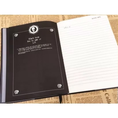 Sổ Tay Death Note Lớn - Cuốn Sổ Tử Thần Lớn Có Hộp Tặng Kèm Bút Lông Và Bookmark