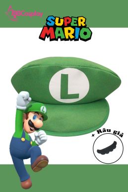 Nón Super Mario Xanh Lá - Luigi