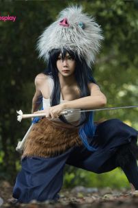 Trang Phục Cosplay Hashibira Inosuke Phiên Bản Nữ - Kimetsu No Yaiba