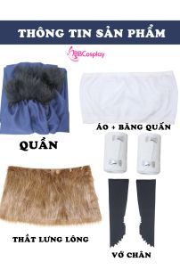 Trang Phục Cosplay Hashibira Inosuke Phiên Bản Nữ - Kimetsu No Yaiba