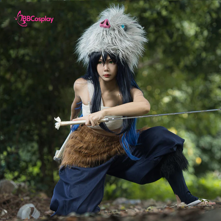 Đồ Cosplay Hashibira Inosuke Phiên Bản Nữ - Kimetsu No Yaiba
