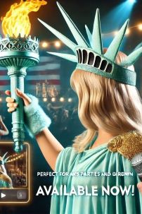 Phụ Kiện Cài Tóc Và Ngọn Đuốc Nữ Thần Tự Do