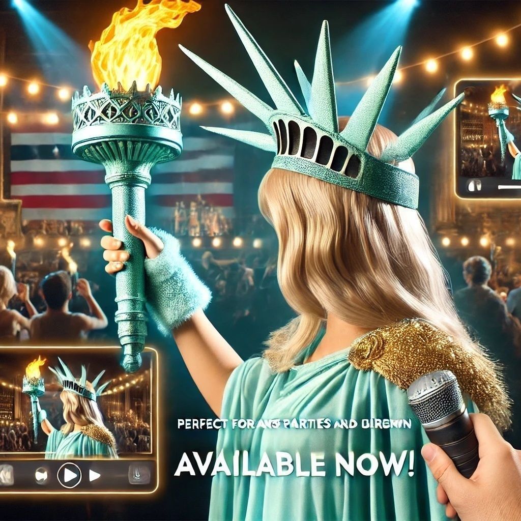 Phụ Kiện Cài Tóc Và Ngọn Đuốc Nữ Thần Tự Do