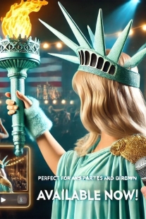 Phụ Kiện Cài Tóc Và Ngọn Đuốc Nữ Thần Tự Do