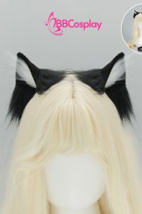 Bộ Phụ Kiện Hoá Trang Tai Và Đuôi Mèo - Màu Đen