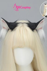 Bộ Phụ Kiện Hoá Trang Tai Và Đuôi Mèo - Màu Đen