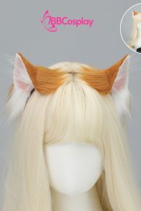 Bộ Phụ Kiện Hoá Trang Tai Và Đuôi Mèo - Màu Nâu