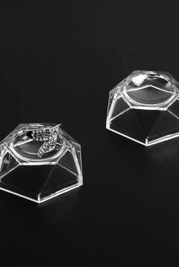 Đế Nhựa Trưng Bày Vật Phẩm - Chất Liệu Nhựa PVC Cao Cấp Trong Suốt - Loại Nhỏ