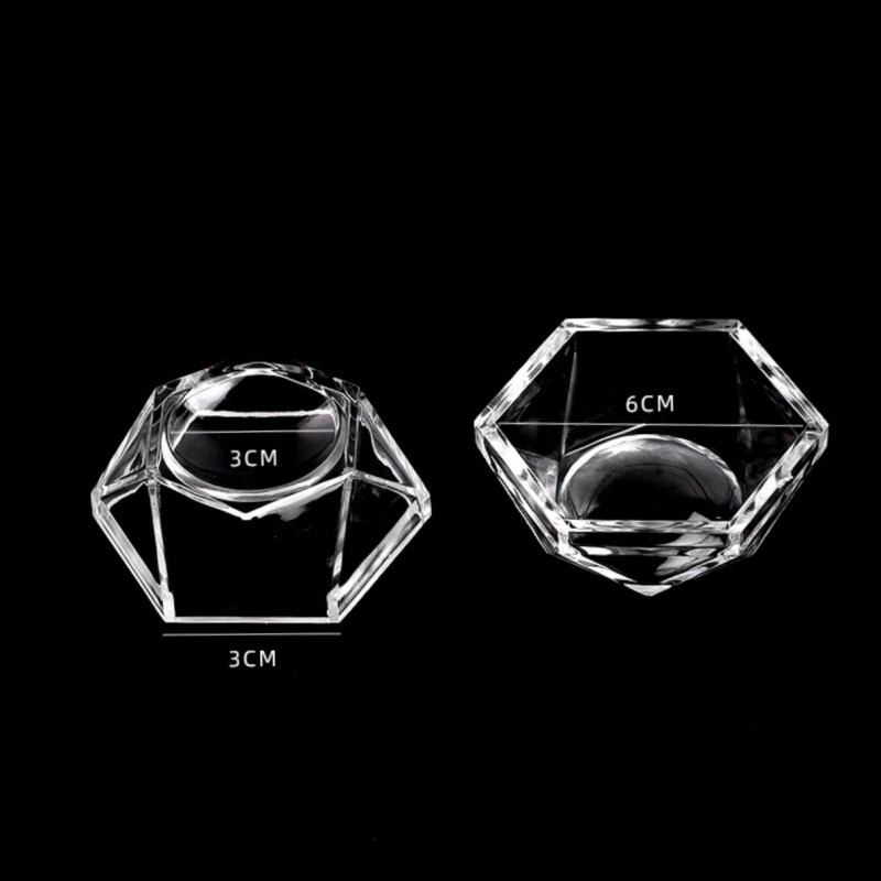 Đế Nhựa Trưng Bày Vật Phẩm - Chất Liệu Nhựa PVC Cao Cấp Trong Suốt - Loại Nhỏ