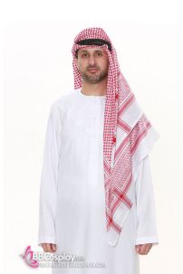 Đồ Truyền Thống Của UAE - Khăn Đội Đầu Đỏ