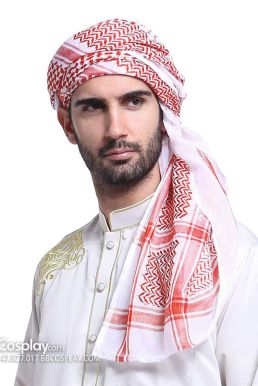 Trang Phục Truyền Thống Của UAE - Khăn Đội Đầu Đỏ