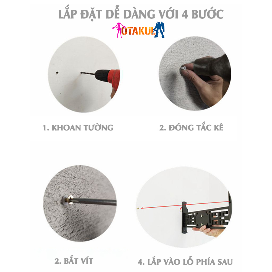 Giá Để Kiếm Treo Tường 2 Tầng CNC Khắc Hoạ Tiết Kỳ Lân Nổi 3D - Vẻ Đẹp Uy Quyền Và Sang Trọng