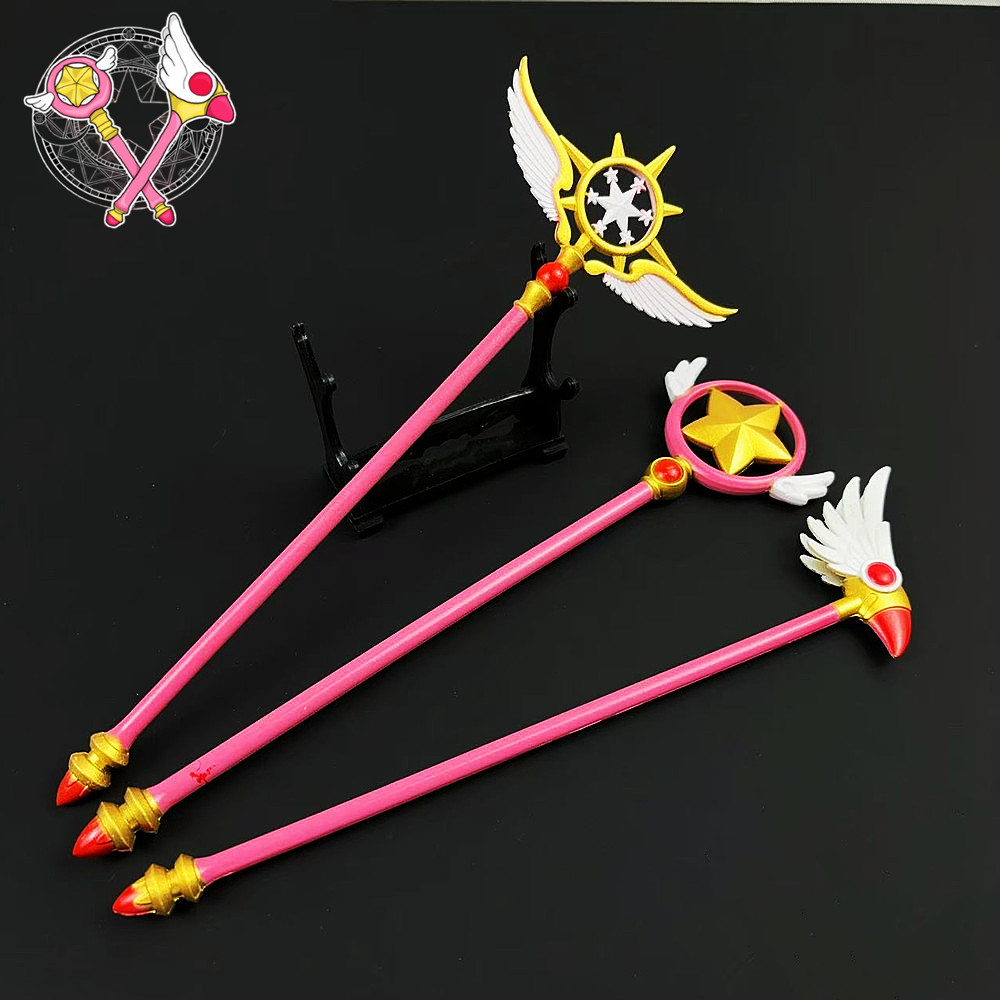 (Hàng Mới 2025) Bộ Gậy Phép Thuật Sakura 22Cm - Gậy Sakura Mỏ Chim 22Cm