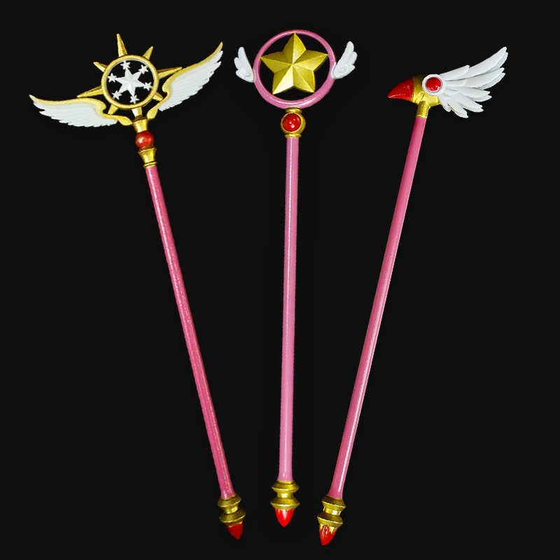 (Hàng Mới 2025) Bộ Gậy Phép Thuật Sakura 22Cm - Gậy Sakura Ngôi Sao 22Cm