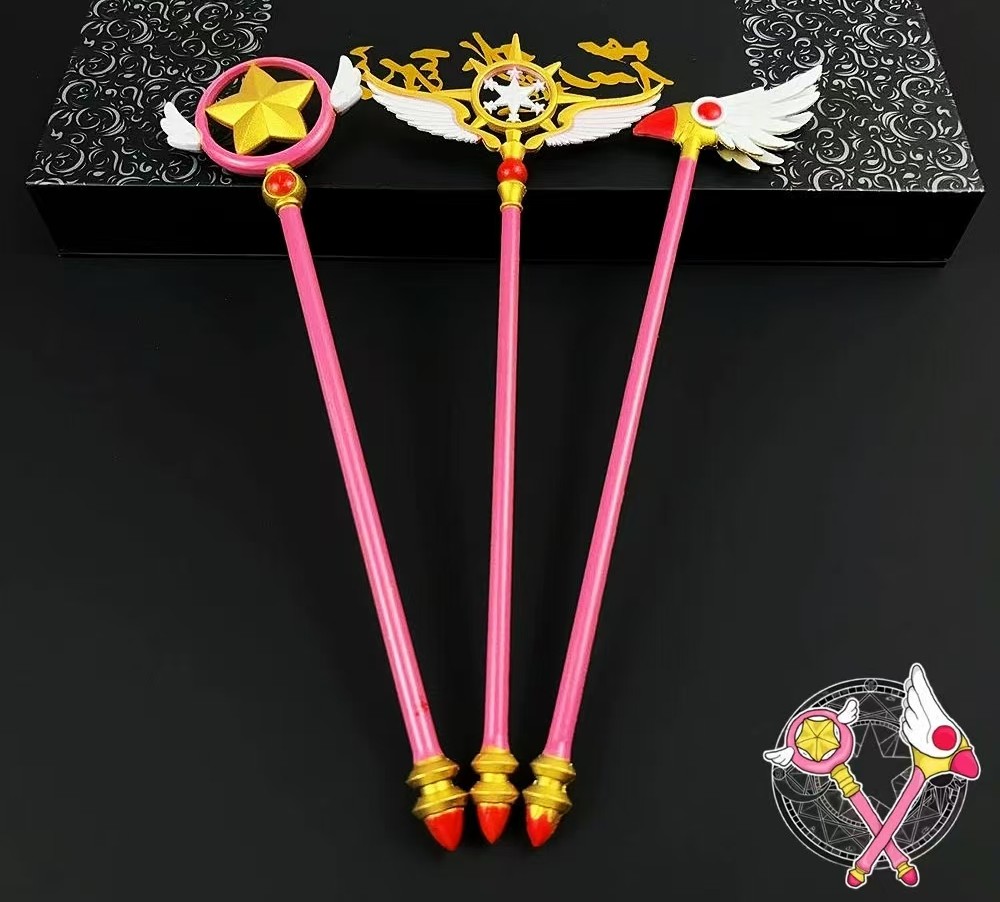 (Hàng Mới 2025) Bộ Gậy Phép Thuật Sakura 22Cm - Gậy Sakura Mộng Trượng 22Cm