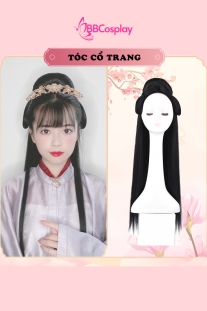Phím Tóc Cổ Trang Hồng Ngọc Hoa