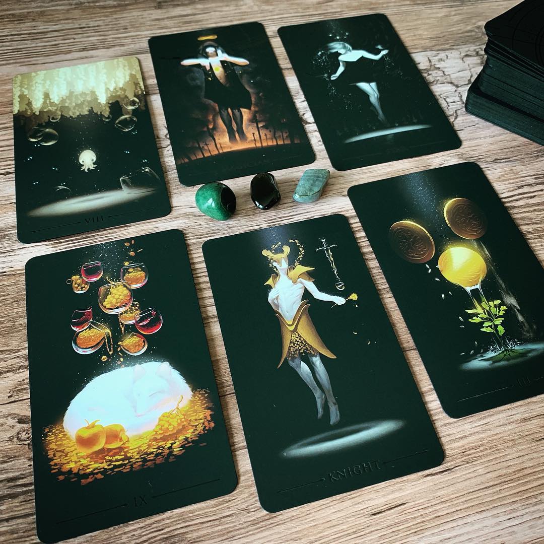 Bài Bài True Black Tarot - Bộ Bài Tarot Huyền Bí