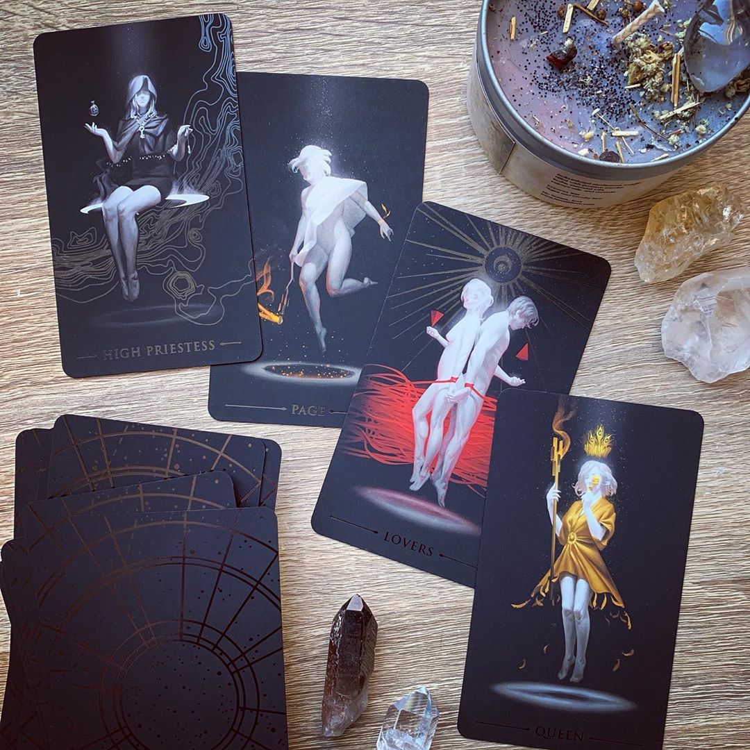 Bài Bài True Black Tarot - Bộ Bài Tarot Huyền Bí