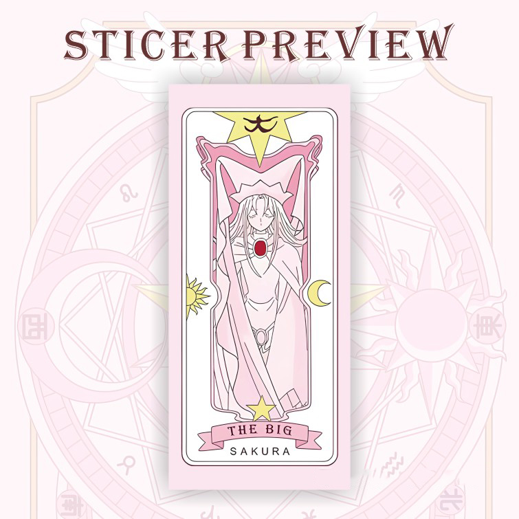 Bộ Sticker Sakura Siêu To Khủng Lồ - Triệu Tập Phép Thuật