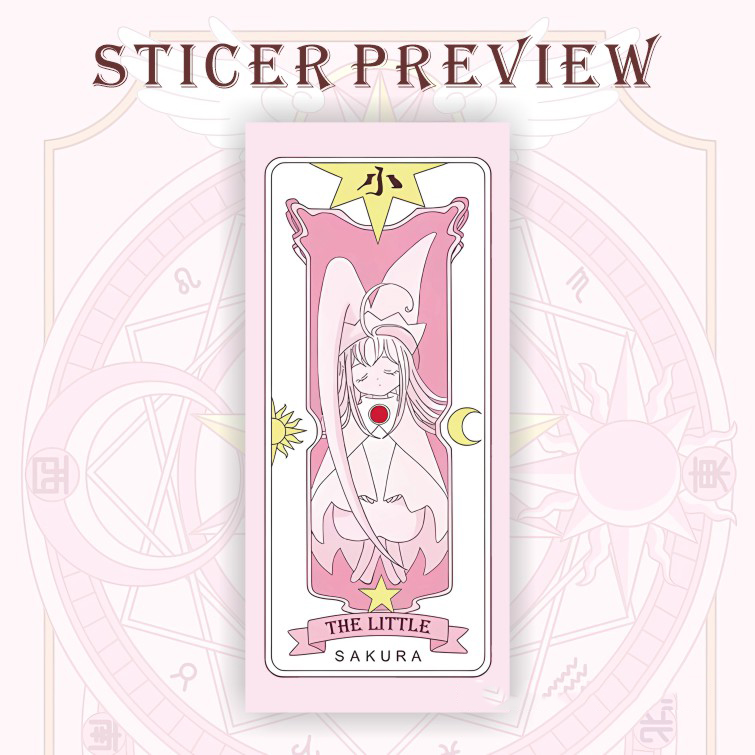 Bộ Sticker Sakura Siêu To Khủng Lồ - Triệu Tập Phép Thuật