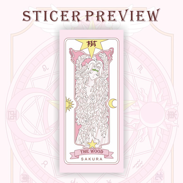 Bộ Sticker Sakura Siêu To Khủng Lồ - Triệu Tập Phép Thuật